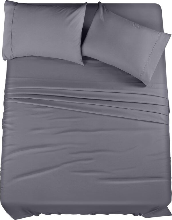Utopia Bedding Queen Bed Sheets Set - 4 Piece Bedding - Brushed Microfiber 100% Polyester