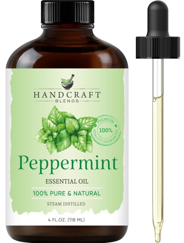 Click image to open expanded view Handcraft Blends Peppermint Essential Oil - Huge 4 Fl Oz - 100% Pure and Natural
